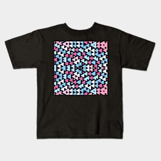 Kaleidoscope Pastel Arrow Pattern Kids T-Shirt